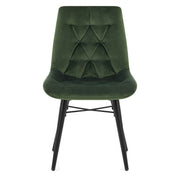 Roxy Dining Chair Green Velvet