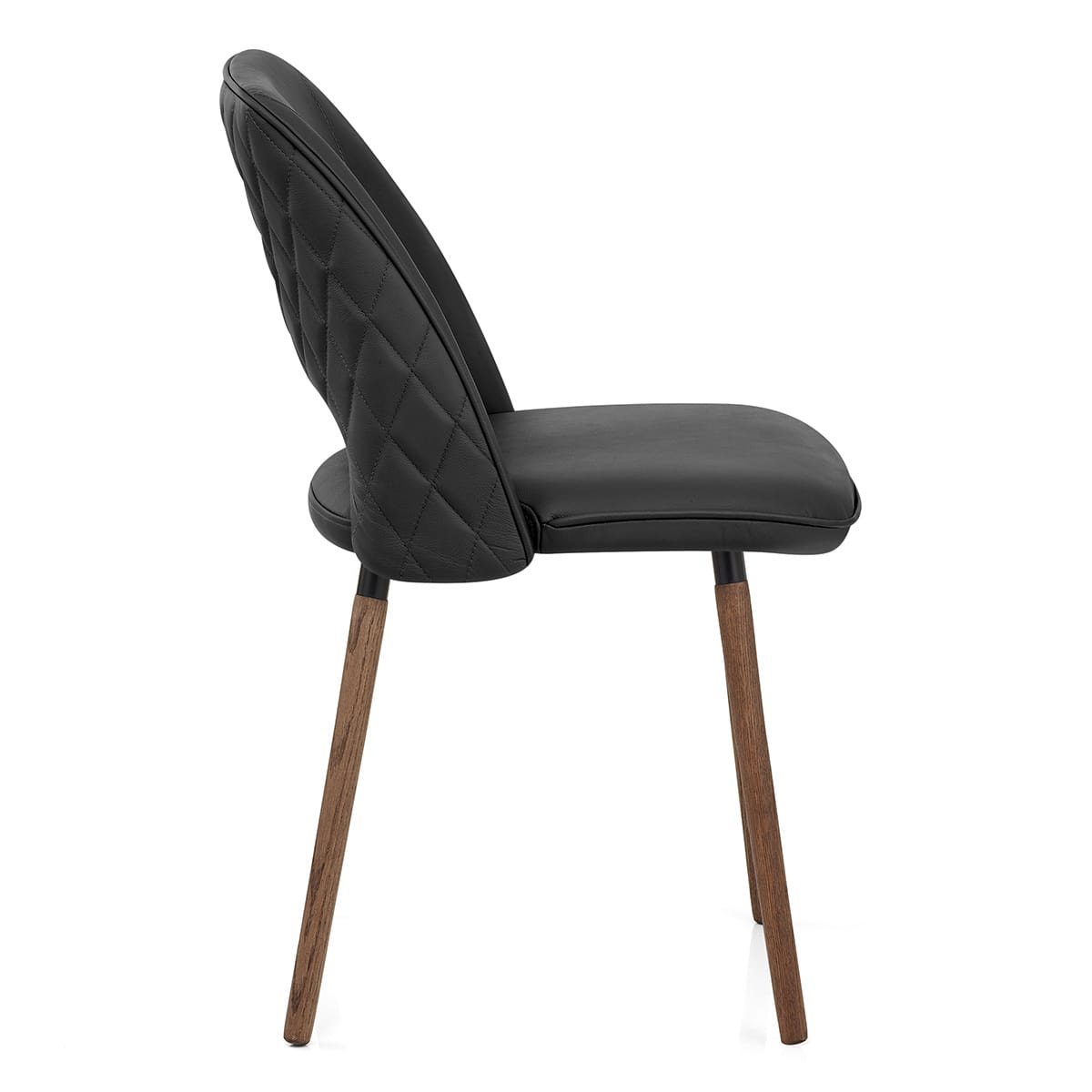Chaise Cuir Véritable - Santo Noir 