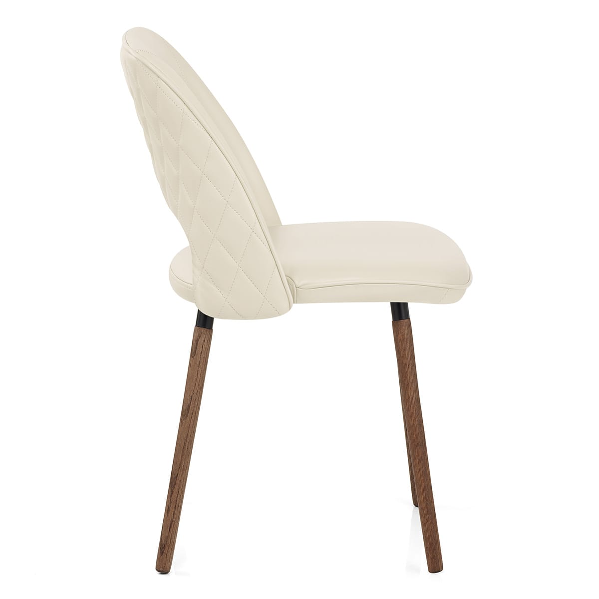 Chaise Cuir Véritable - Santo Crème