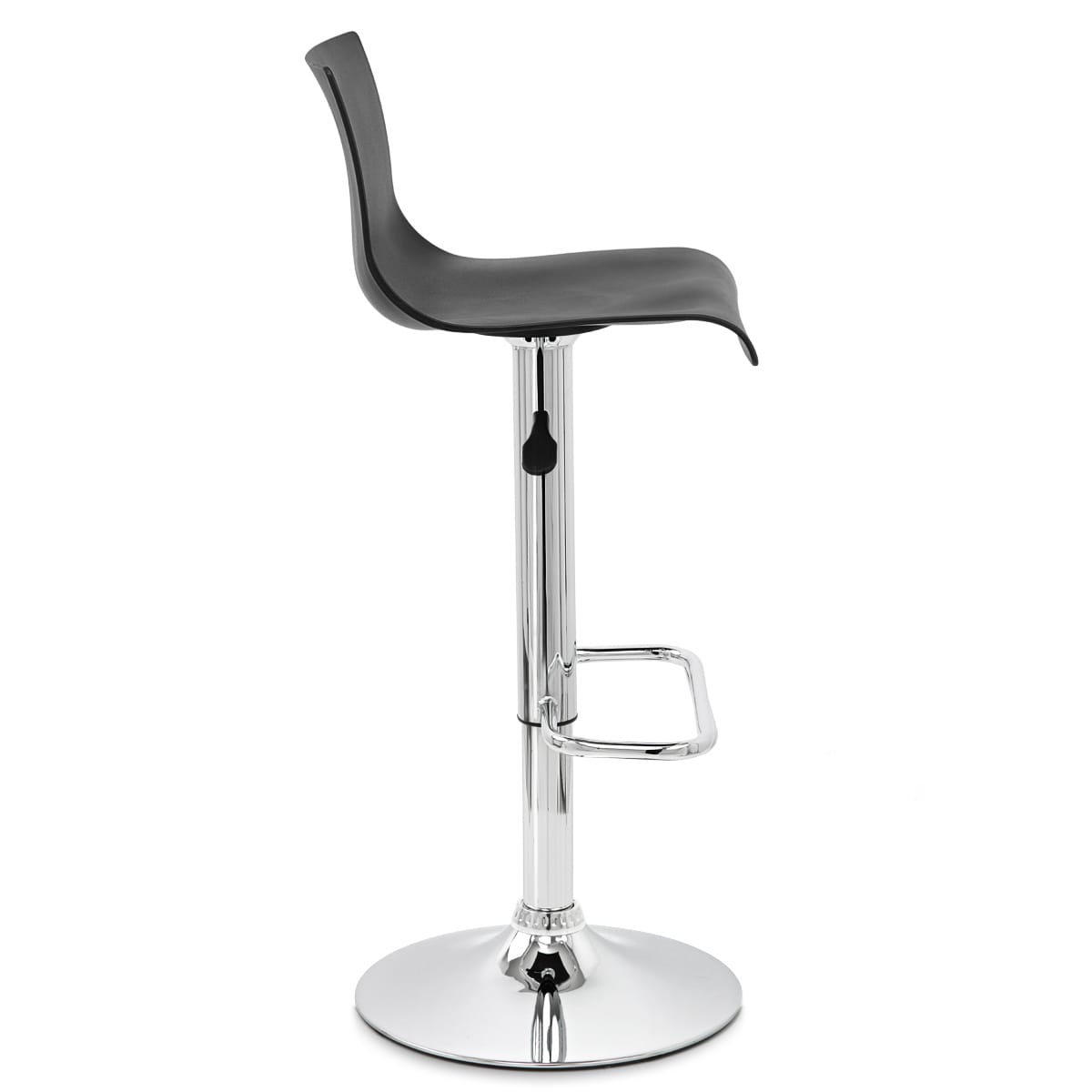 Chaise de Bar ABS Chrome - Serena Noir 