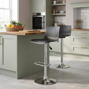 Chaise de Bar ABS Chrome - Serena Noir 