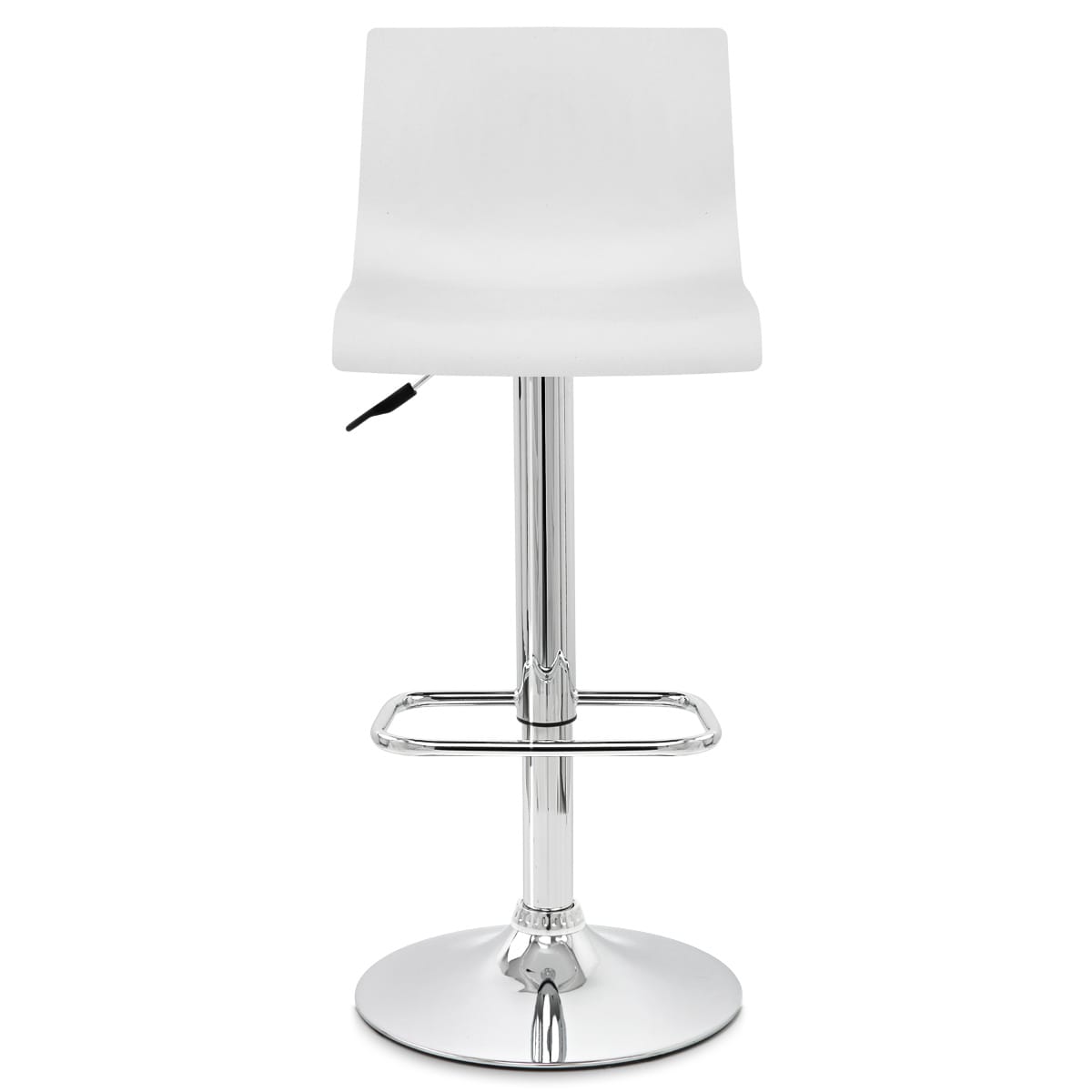 Chaise de Bar ABS Chrome - Serena Blanc 