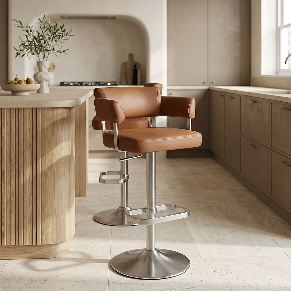 Sierra Bar Stool Tan