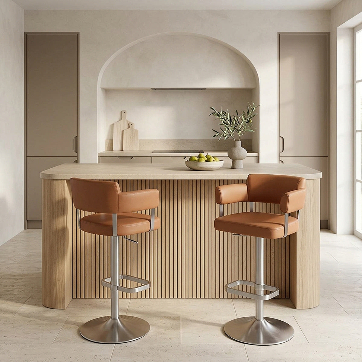 Sierra Bar Stool Tan