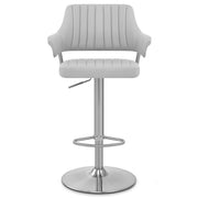 Skyline Brushed Bar Stool Grey