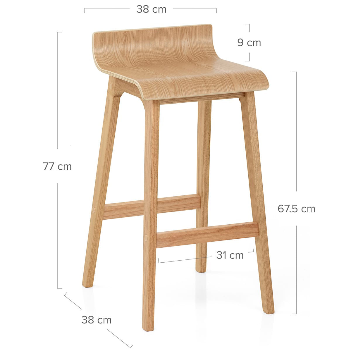 Tabouret de Bar Bois - Slink