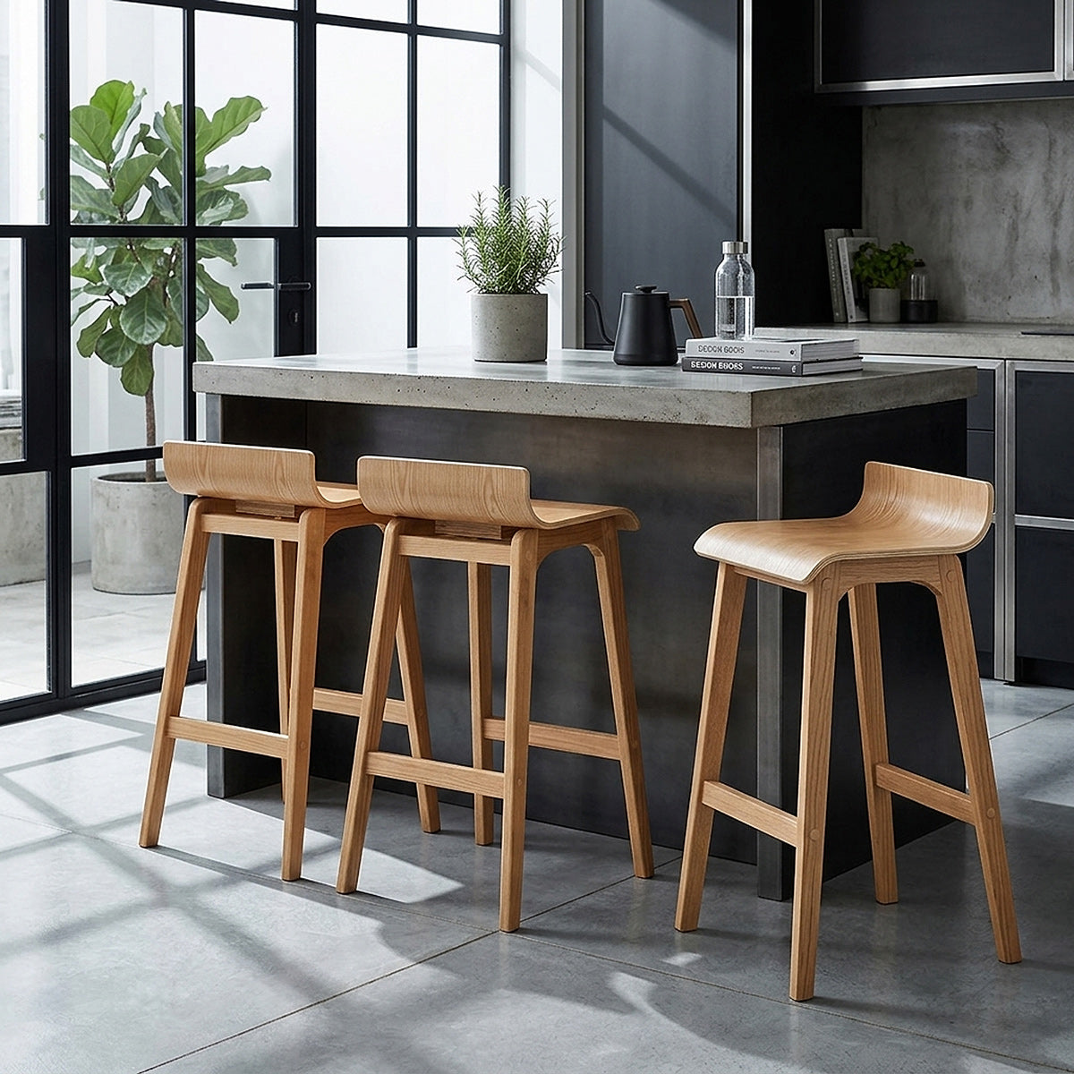 Tabouret de Bar Bois - Slink