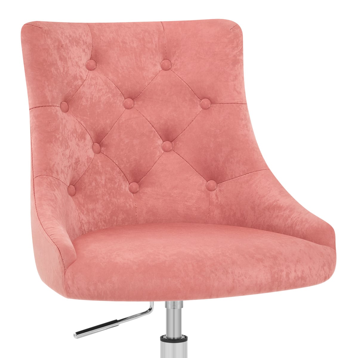 Sofia Office Chair Pink Velvet