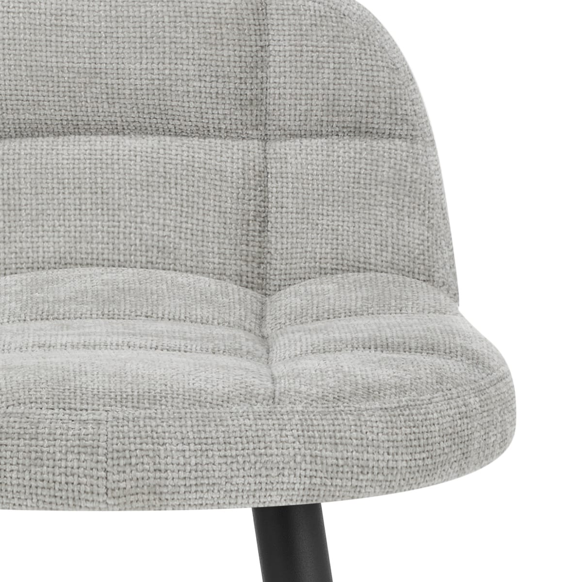 Solo Bar Stool Light Grey Fabric