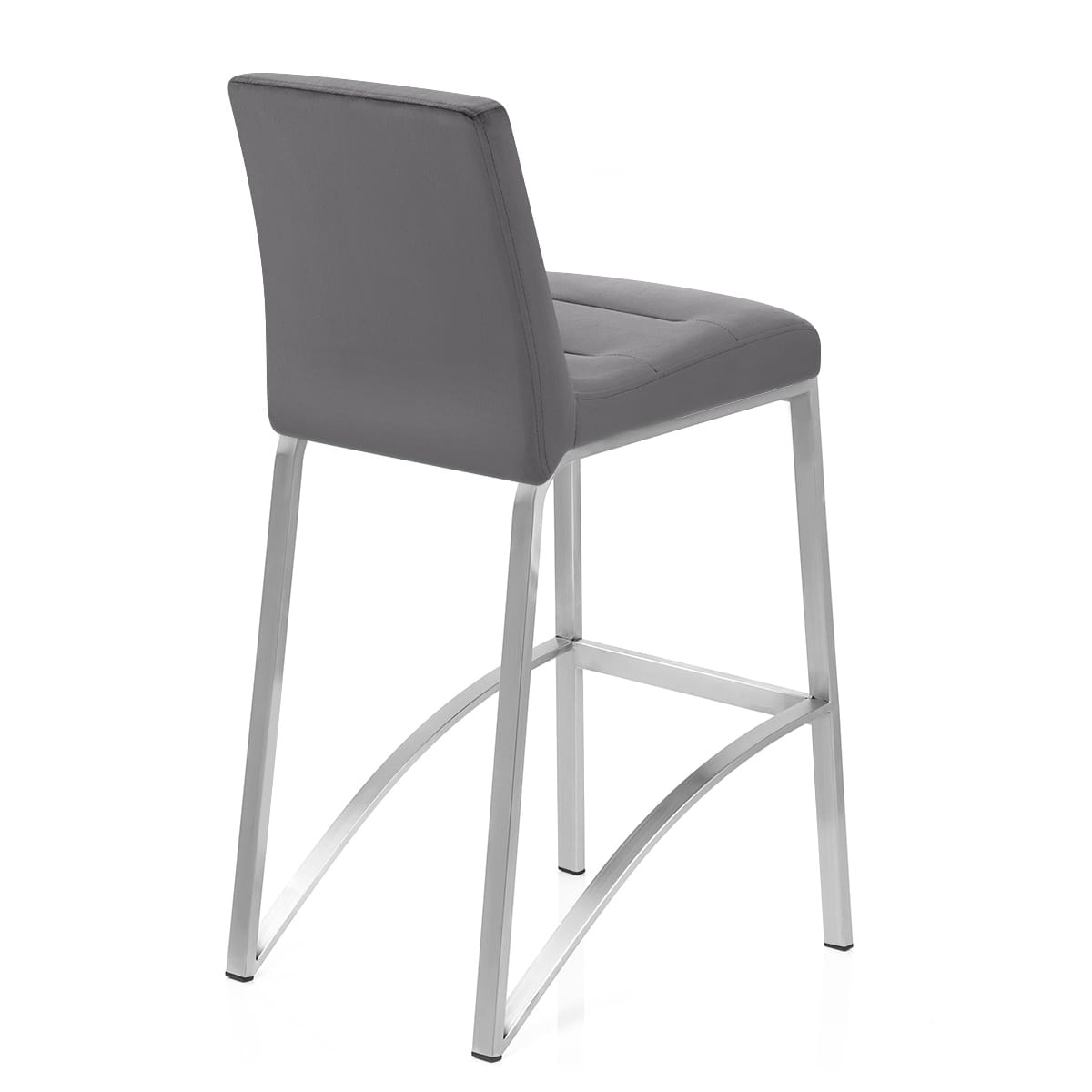 Tabouret Velours - Stella Gris Foncé