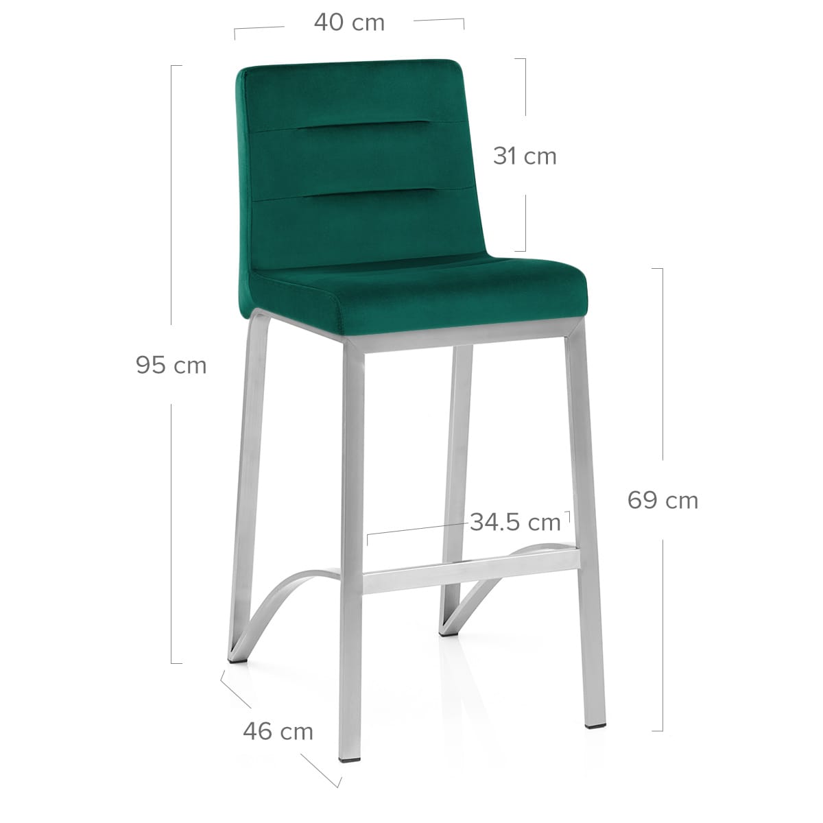Tabouret Velours - Stella Vert