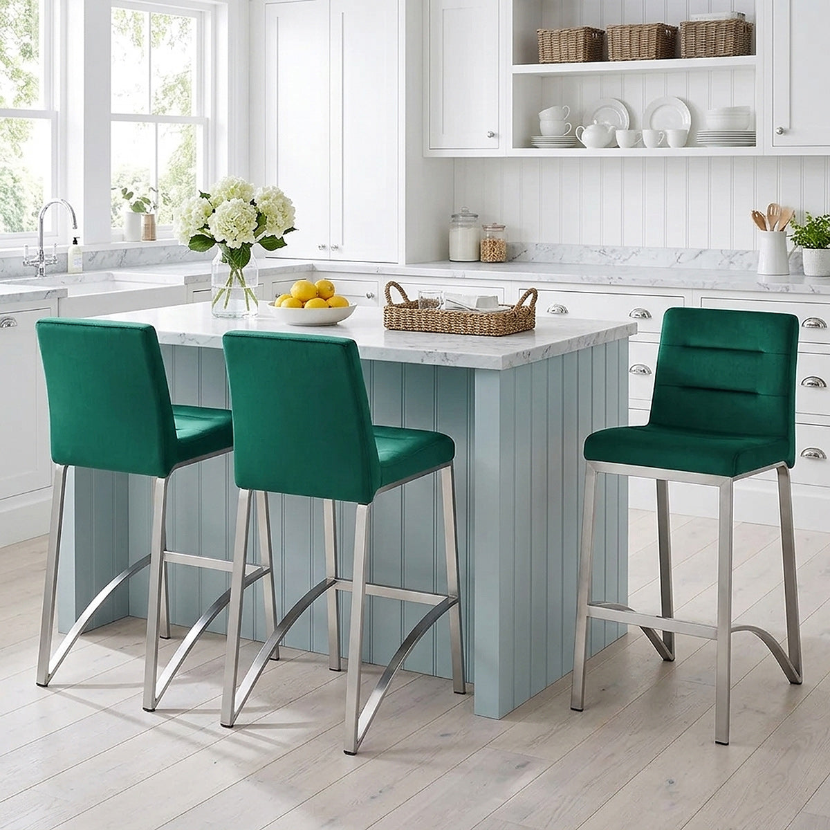 Tabouret Velours - Stella Vert