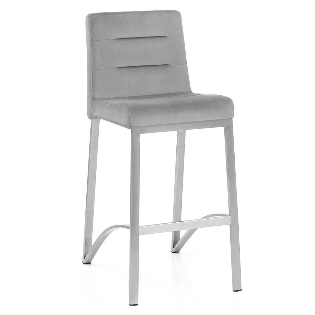 Tabouret Velours - Stella Gris