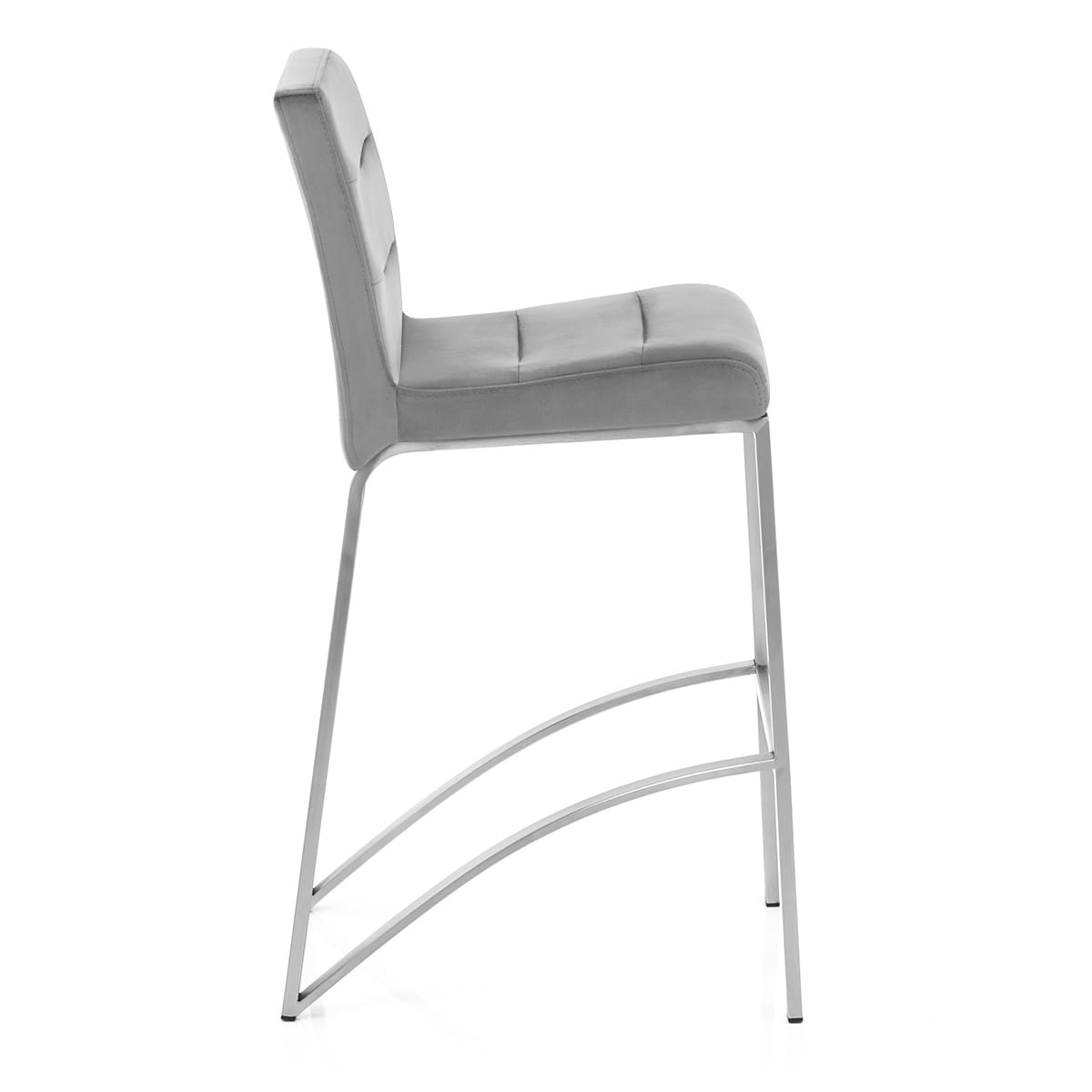 Tabouret Velours - Stella Gris