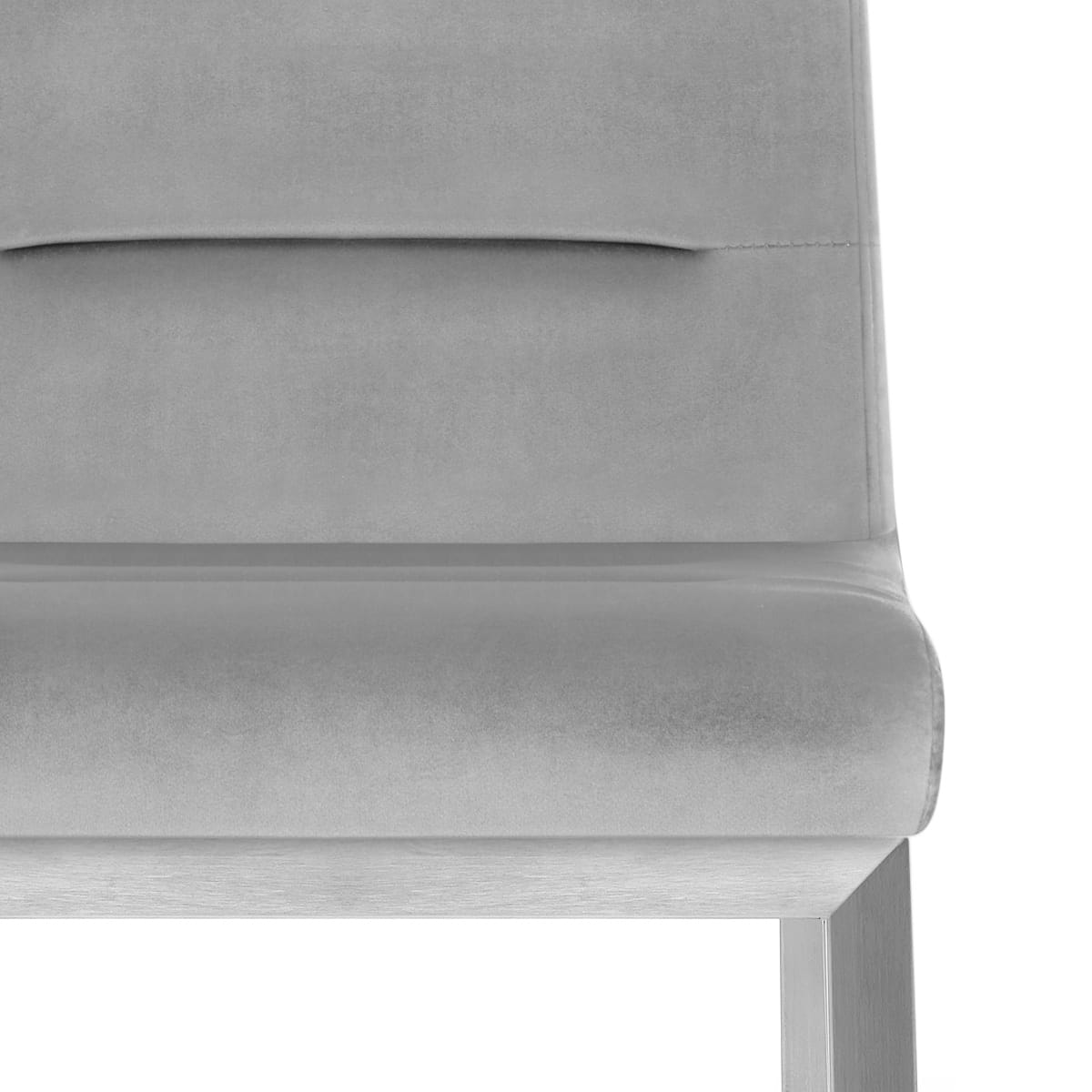 Tabouret Velours - Stella Gris
