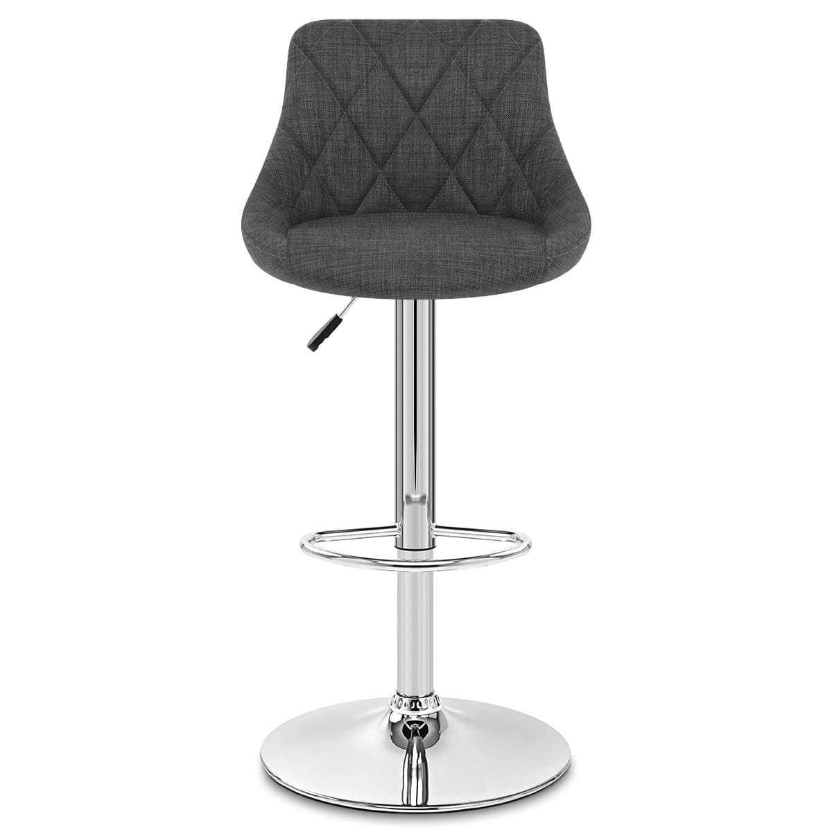 Chaise de Bar Tissu - Stitch Gris Foncé