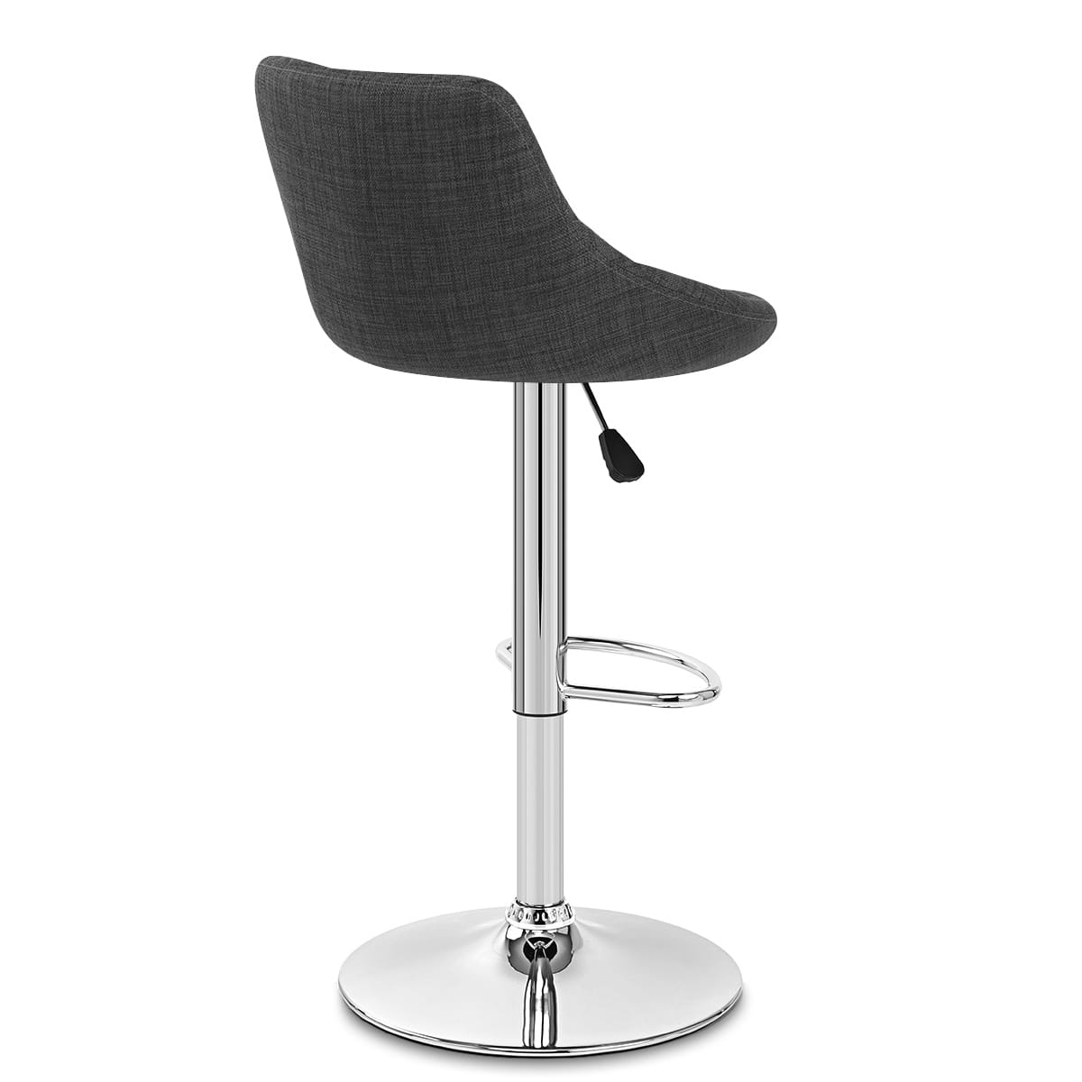 Chaise de Bar Tissu - Stitch Gris Foncé