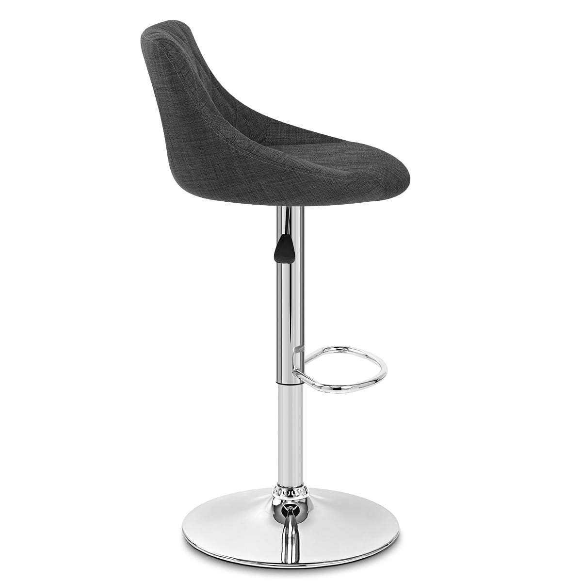 Chaise de Bar Tissu - Stitch Gris Foncé