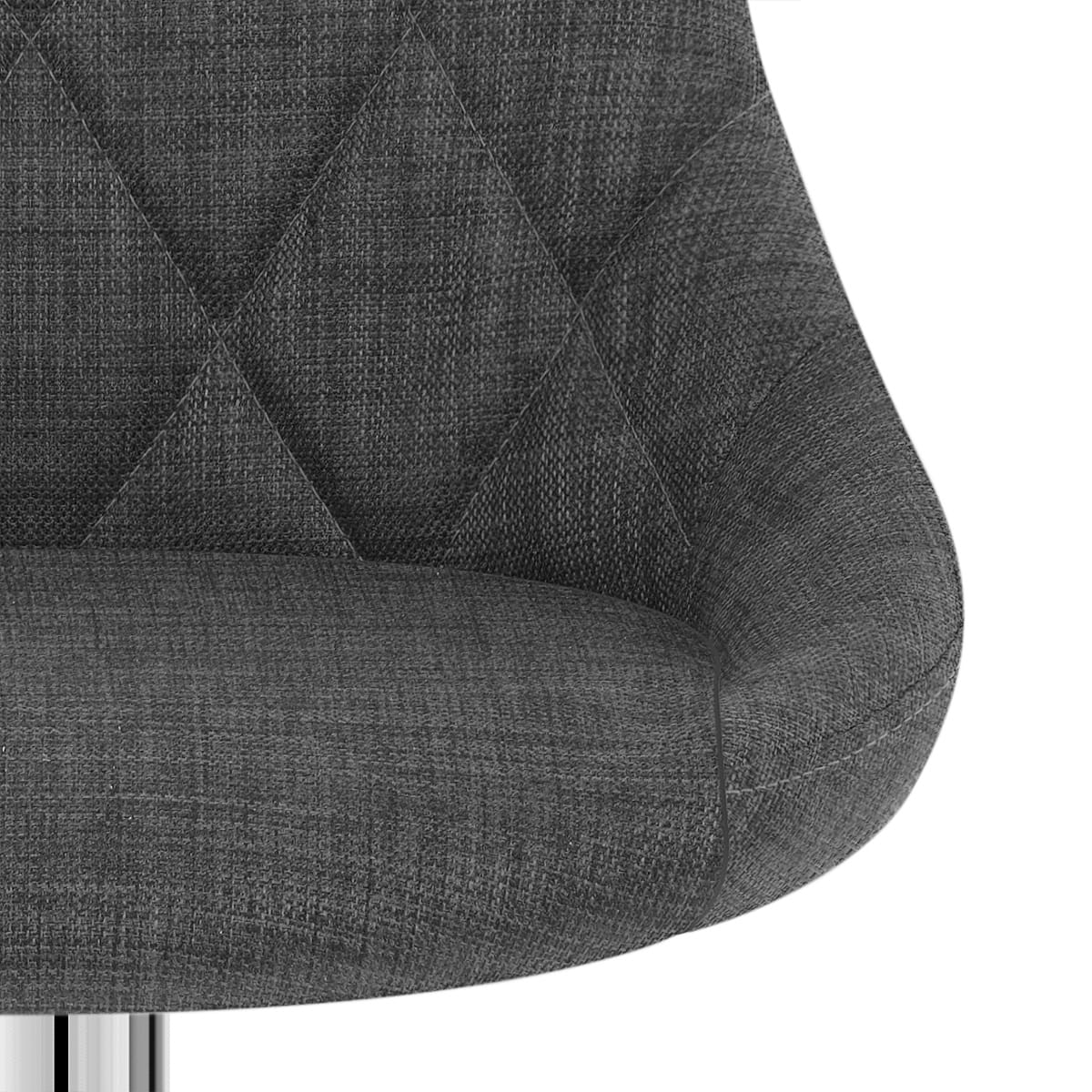 Chaise de Bar Tissu - Stitch Gris Foncé