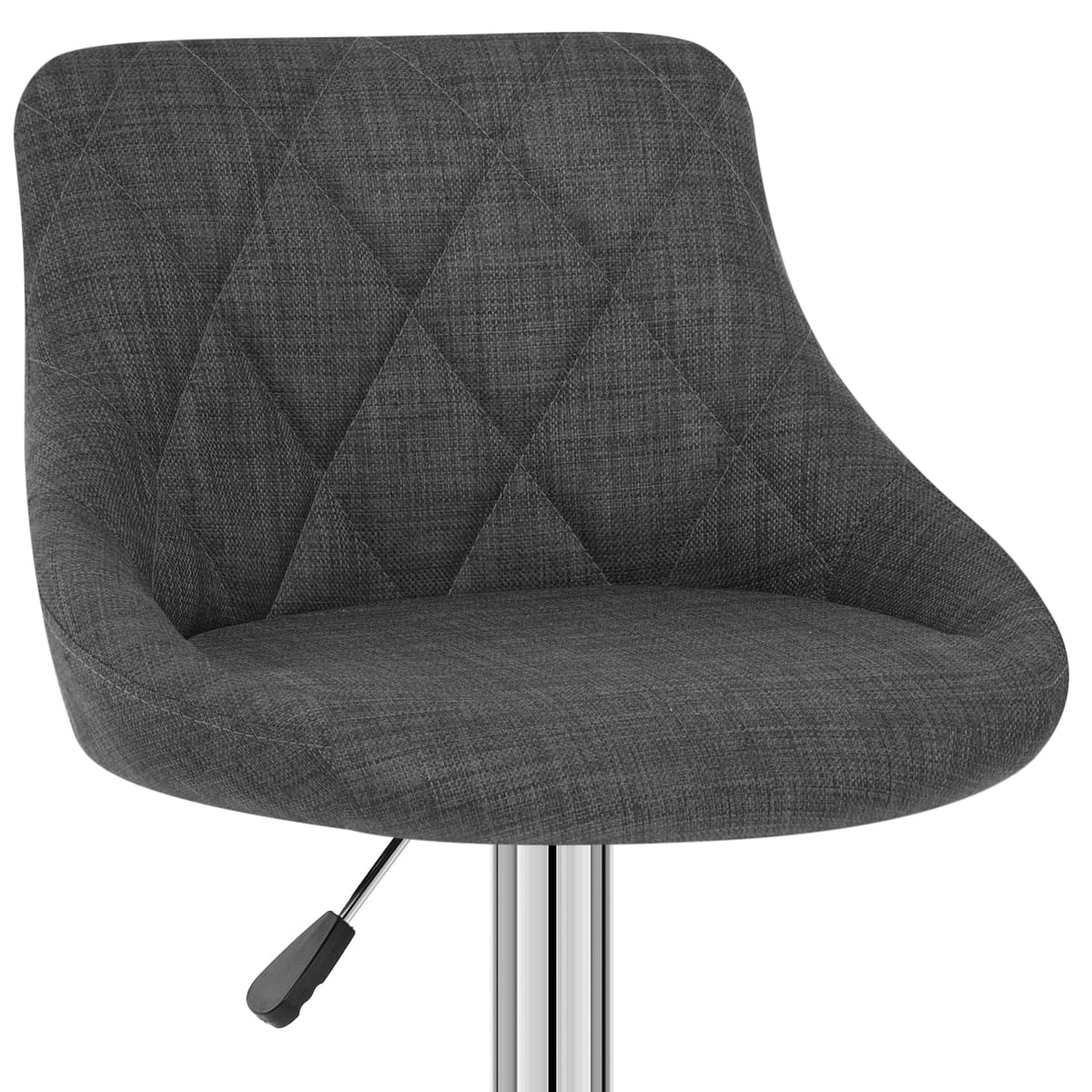 Chaise de Bar Tissu - Stitch Gris Foncé
