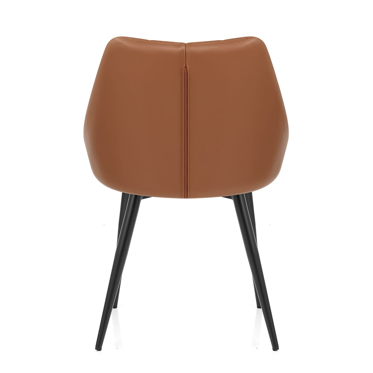 Strata Dining Chair Brown Real Leather