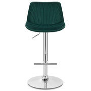 Summer Bar Stool Green Velvet