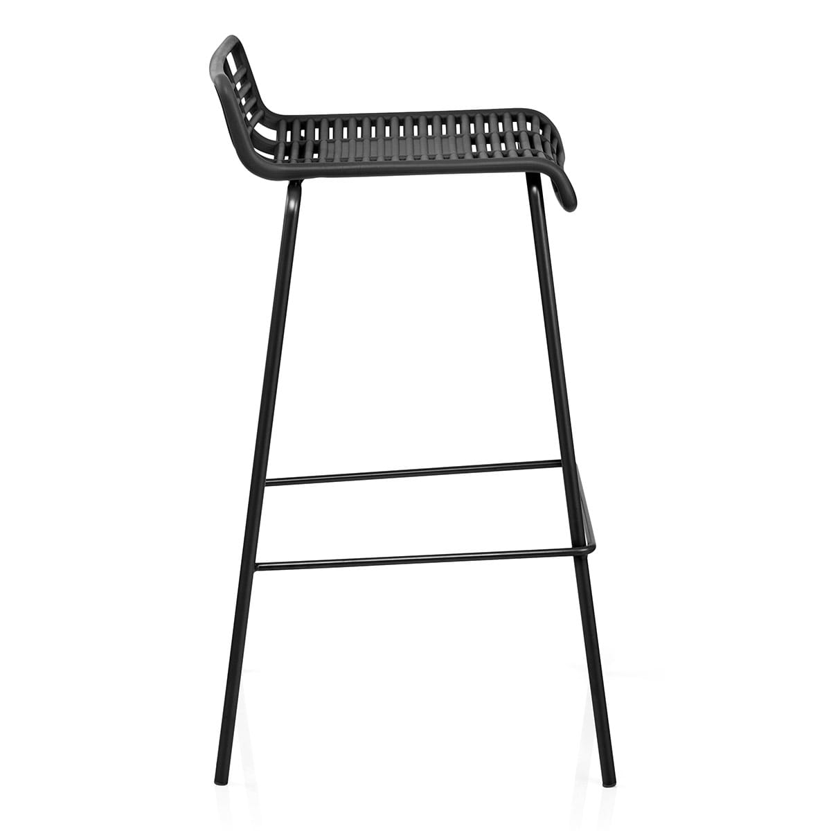 Tabouret de Bar Résine - Surf Noir 