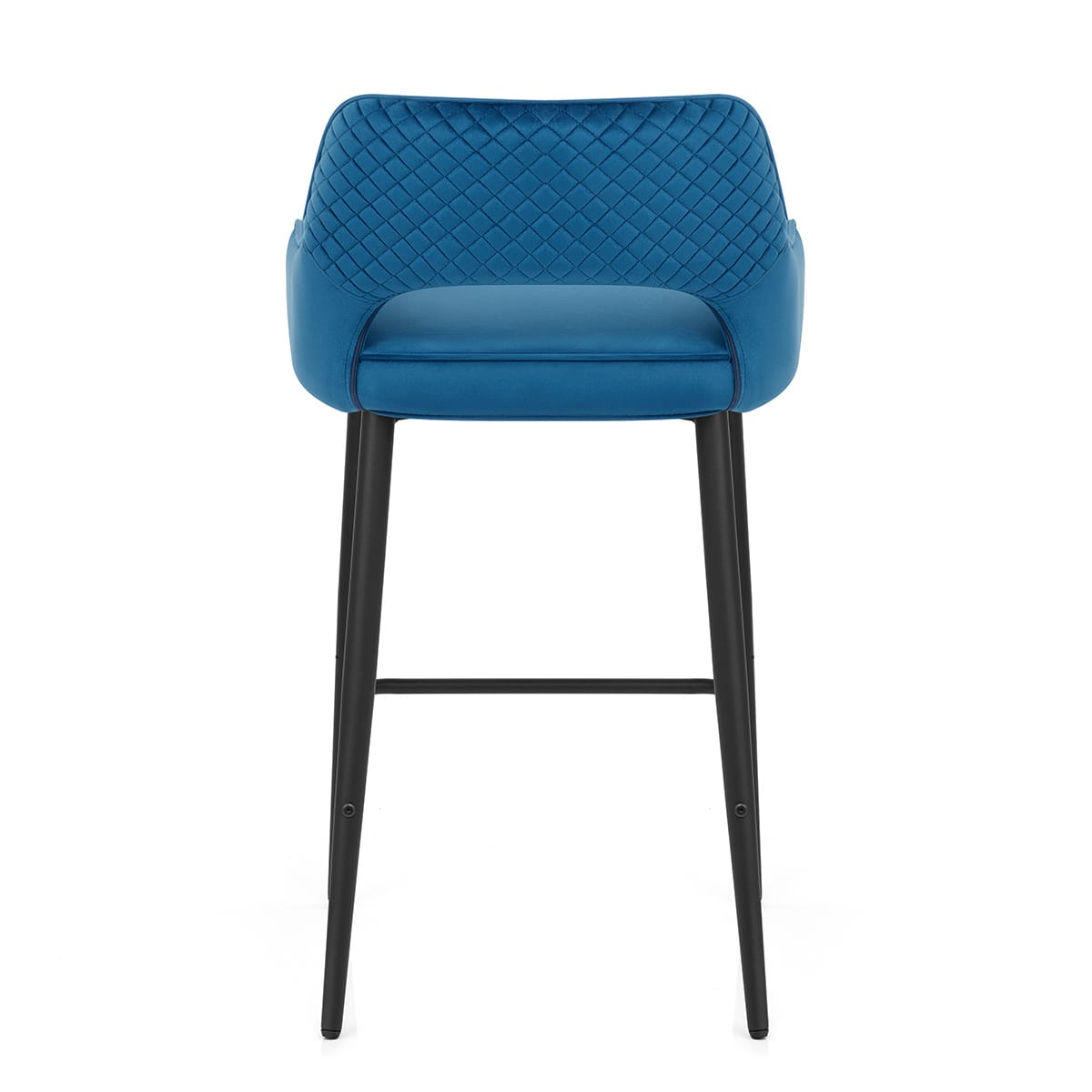 Sutton Bar Stool Blue Velvet