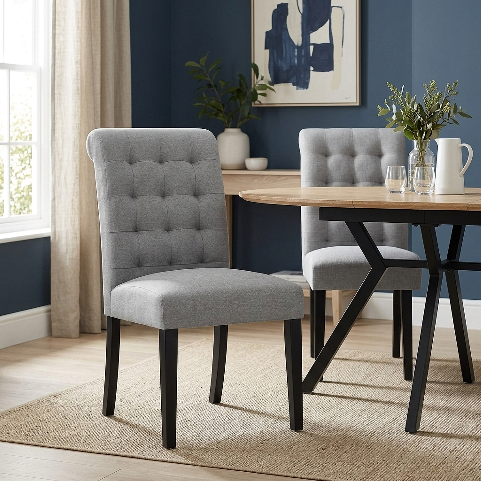 Chaise Tissu - Thornton Gris 