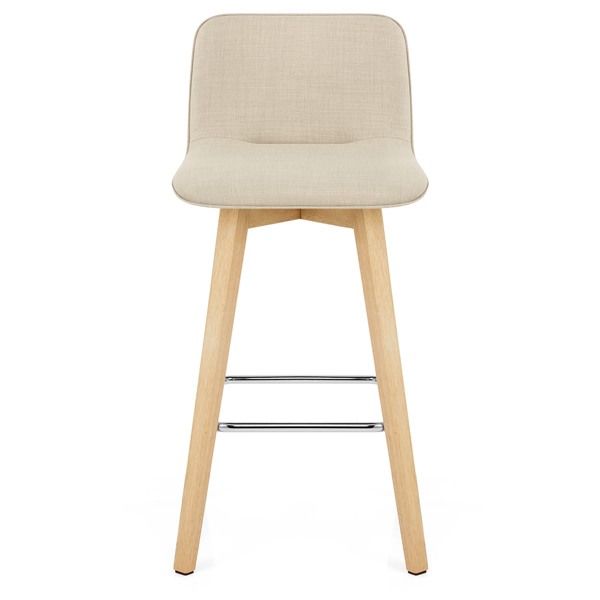 Chaise de Bar Bois - Tide Crème 