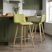Chaise de Bar Bois - Tide Vert 