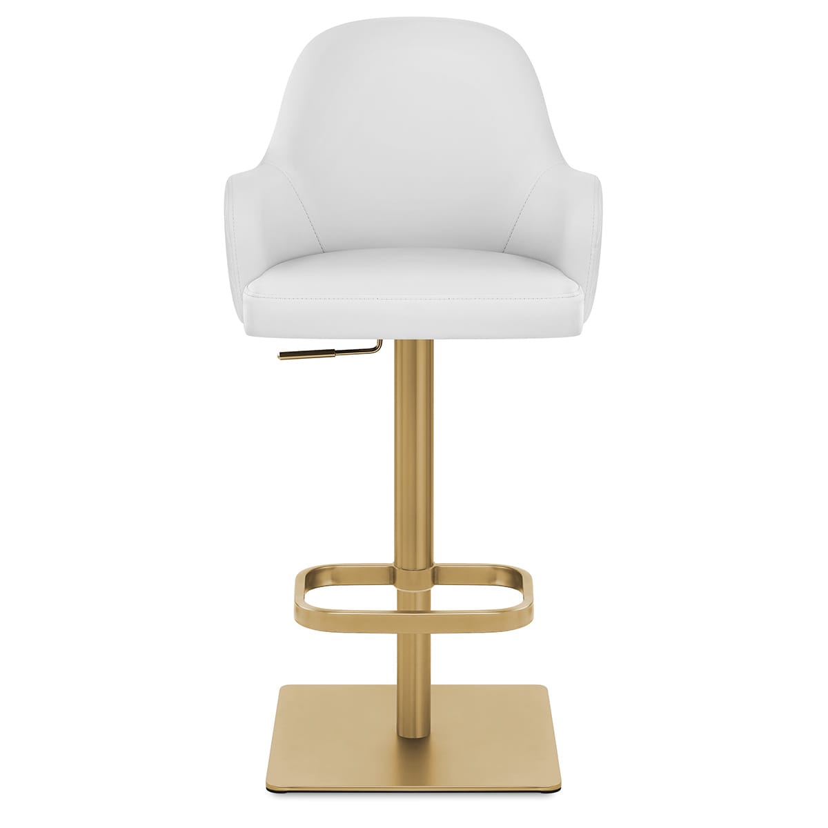 Tabouret de bar doré - Toni Blanc 