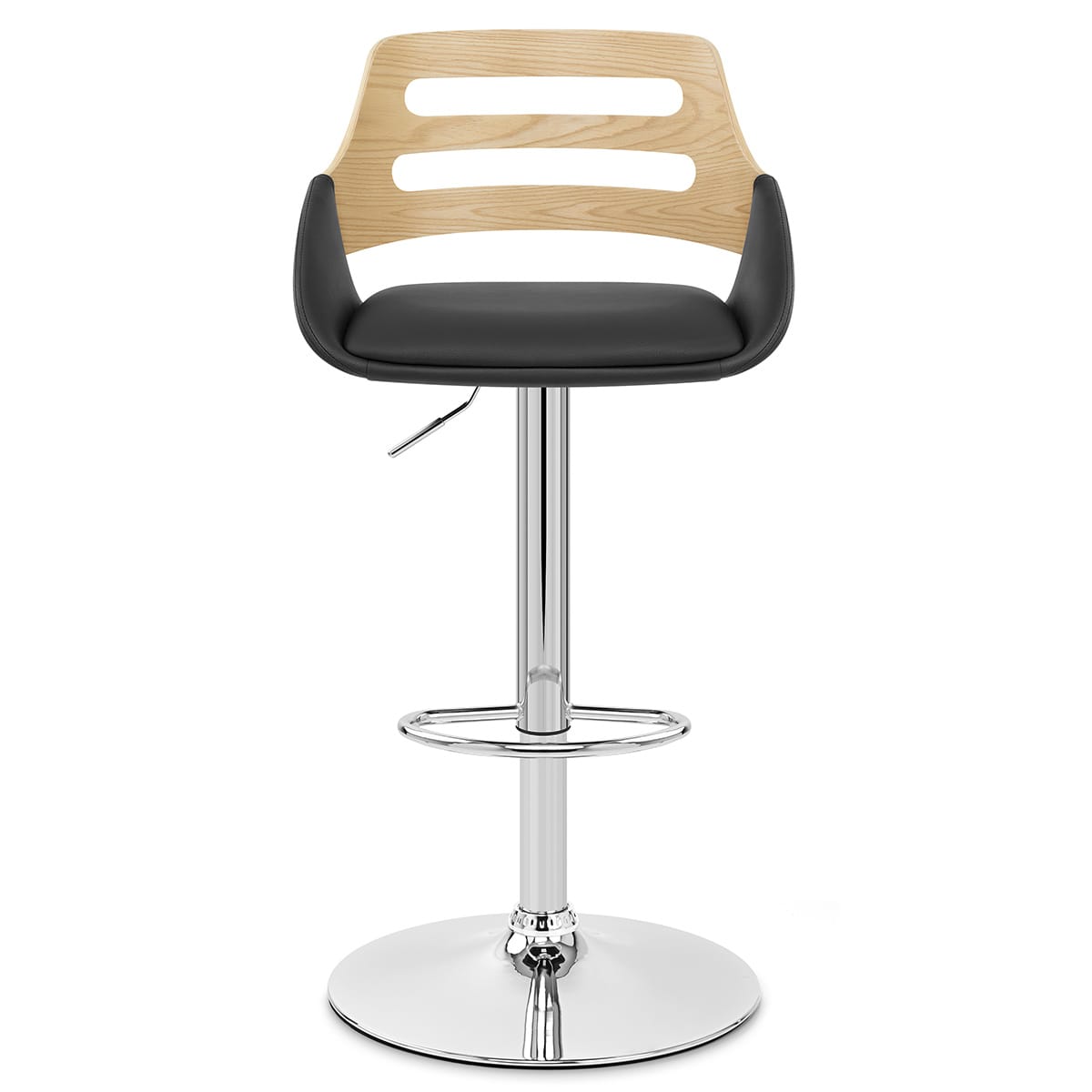 Trio Stool Oak & Black