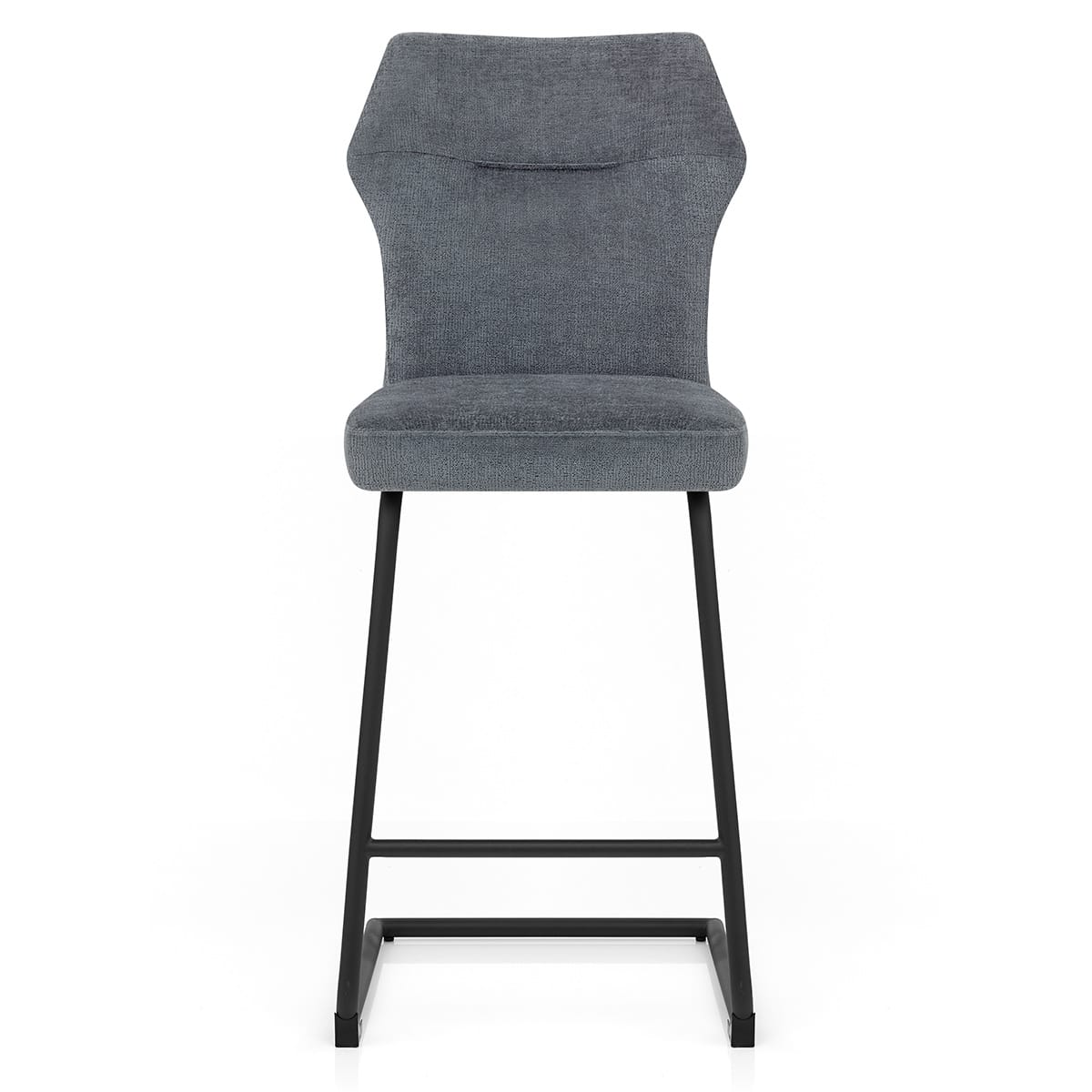 Tabouret de Bar Tissu - Troy Bleu 