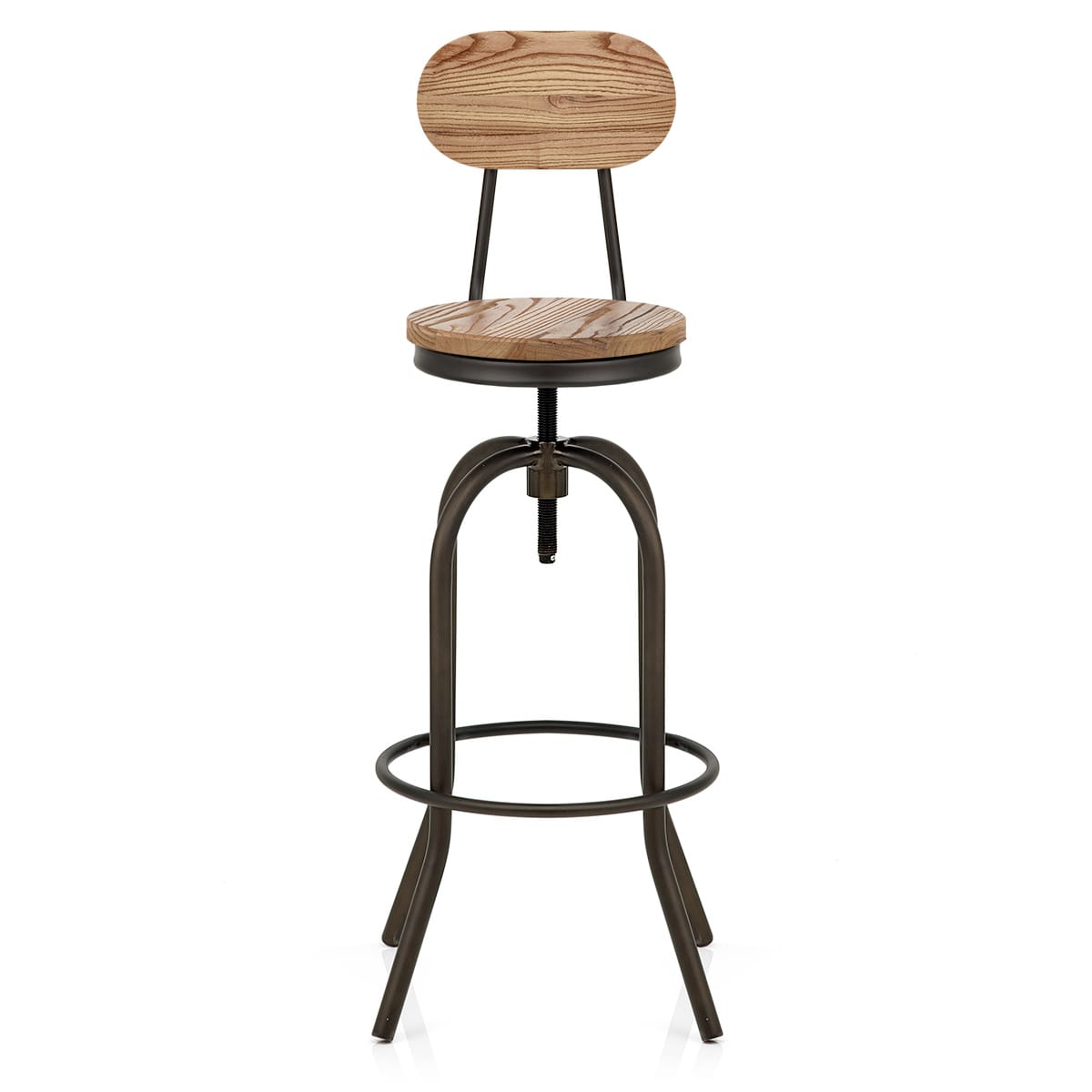 Tabouret de Bar Bois Clair - Vintage Swivel Bois 