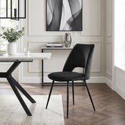 Chaise Velluto - Viola Noir 