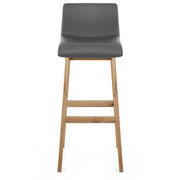 Wave Bar Stool Grey
