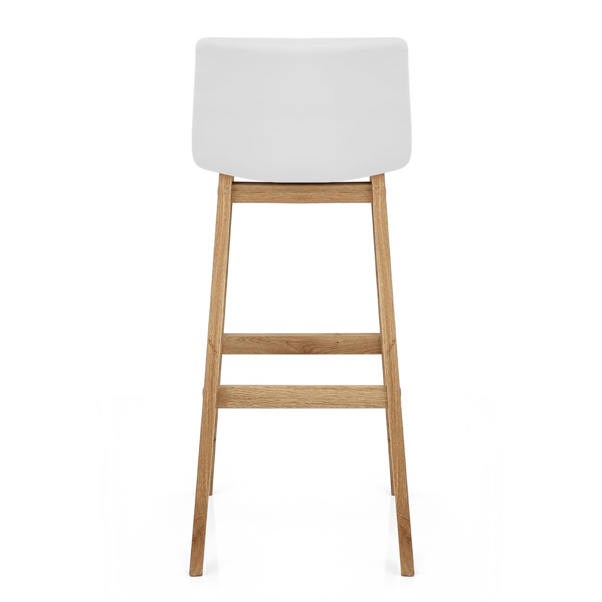 Wave Bar Stool White